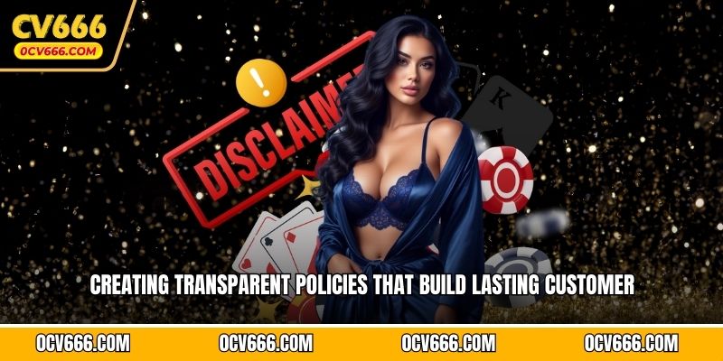 Creating transparent policies that build lasting customer 