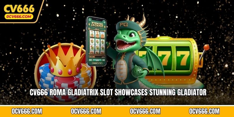 CV666 Roma Gladiatrix slot showcases stunning gladiator
