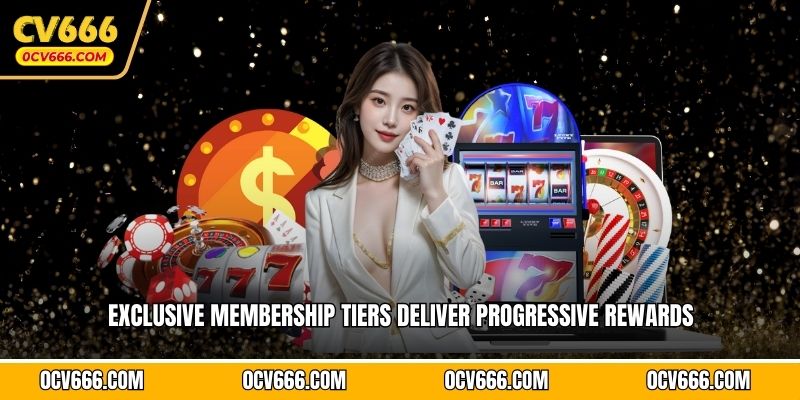 Exclusive membership tiers deliver progressive rewards 