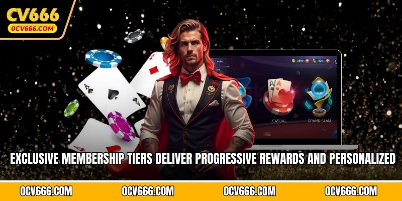 Exclusive membership tiers deliver progressive rewards and personalized benefits