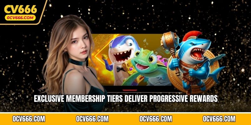 Exclusive membership tiers deliver progressive rewards