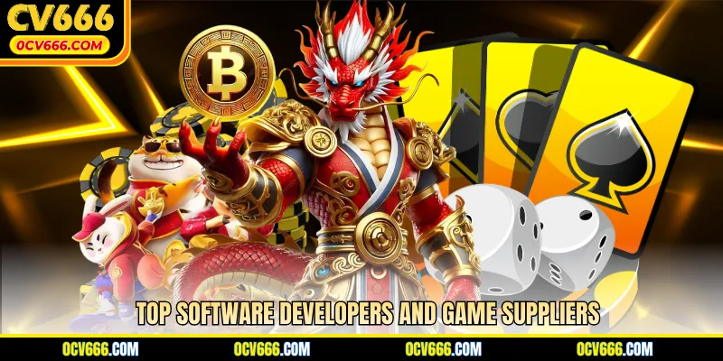 Top software developers and game suppliers