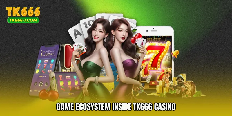 Game ecosystem inside TK666 Casino