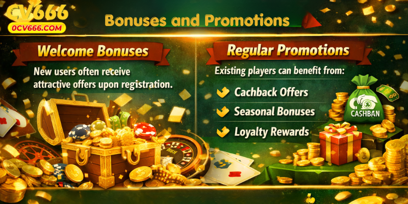 Bonuses and Promotions