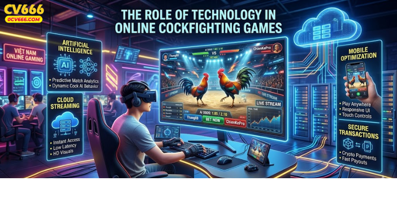 The Role of Technology in Online Cockfighting Games