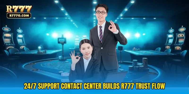 24/7 Support Contact Center Builds R777 Trust Flow