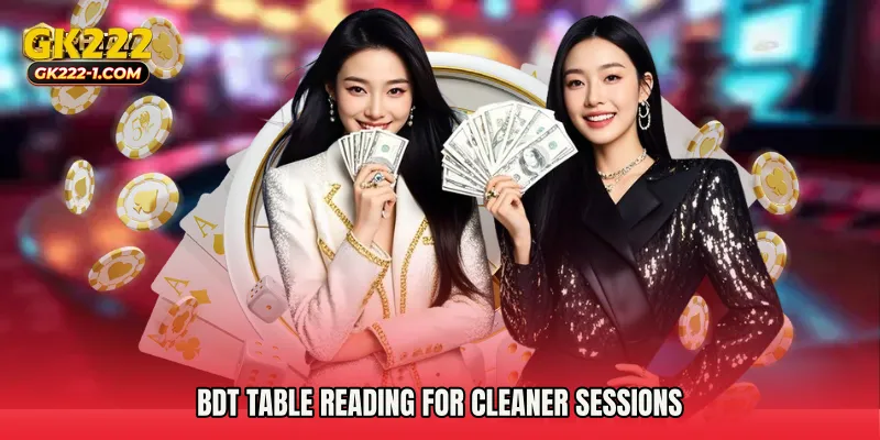 BDT table reading for cleaner sessions