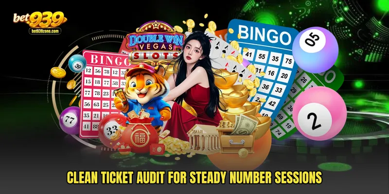 Clean ticket audit for steady number sessions