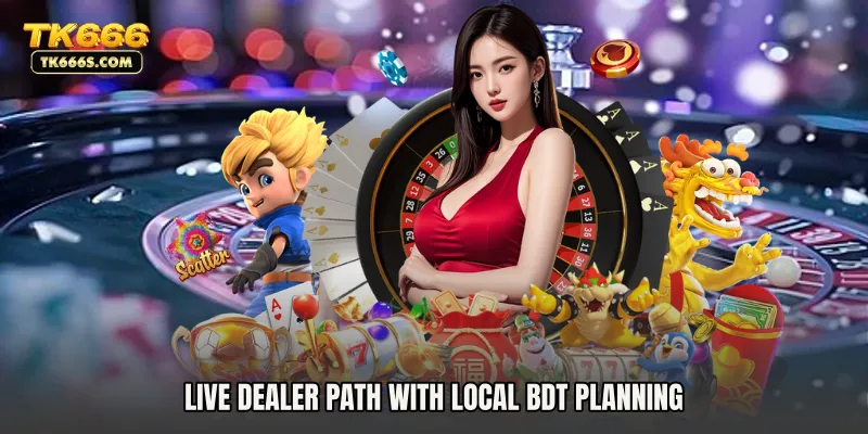 Live dealer path with local BDT planning