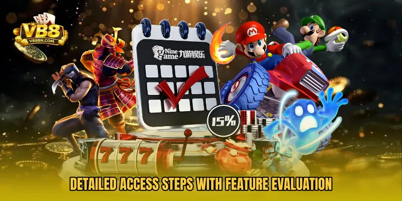 Detailed access steps with feature evaluation