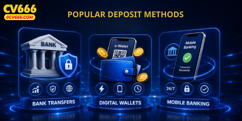 Popular Deposit Methods